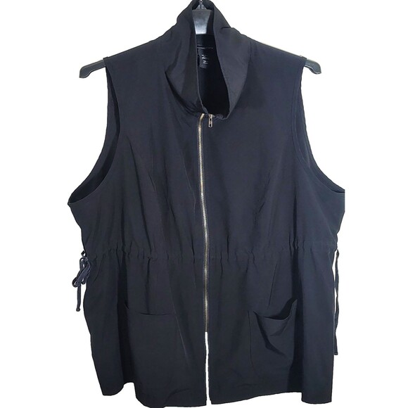 Lane Bryant Jackets & Blazers - Lane Bryant Women's Zip Up Vest With Draw Strings Pockets Size 22/24